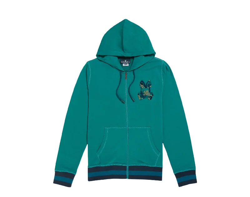 Psycho Bunny Howgate Camo Harbor Blue Hoodie B6H209Q1FT-HBR