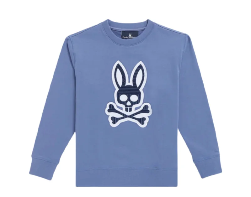 Psycho Bunny Liam Bal Harbour Blue Kids' Sweatshirt B0S145S1FT-BHA