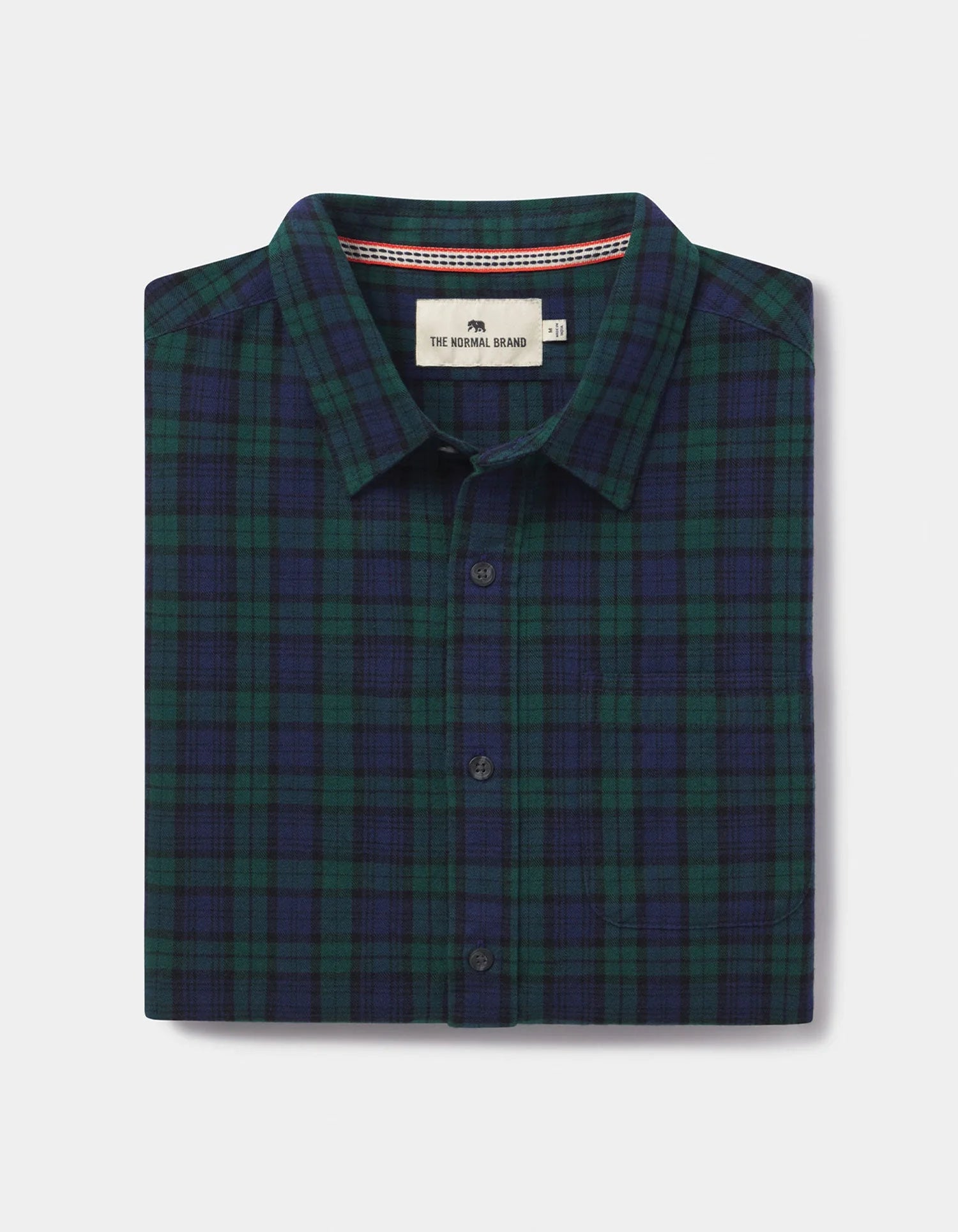 THE NORMAL BRAND NIKKO CLASSIC BUTTON UP SHIRT IN ALPINE PLAID