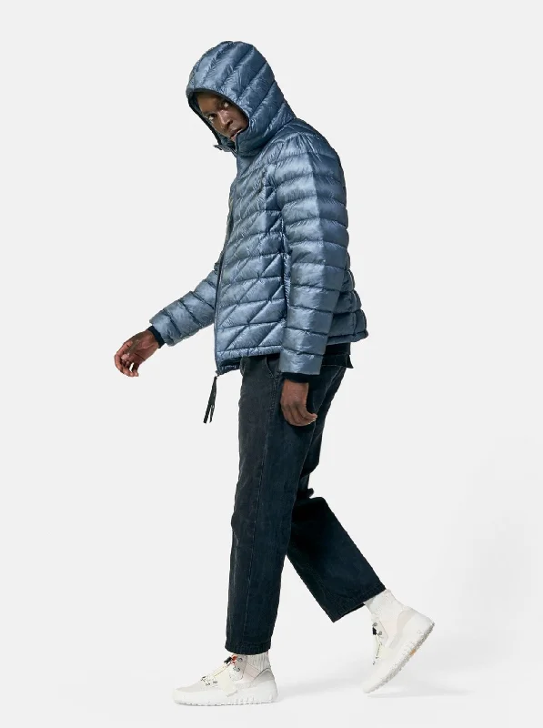 M Packable Down Jacket - China Blue