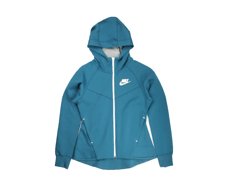 Nike NSW Tech Fleece F/Z Windrunner Blue Force/White Women's Hoodie 930759-474