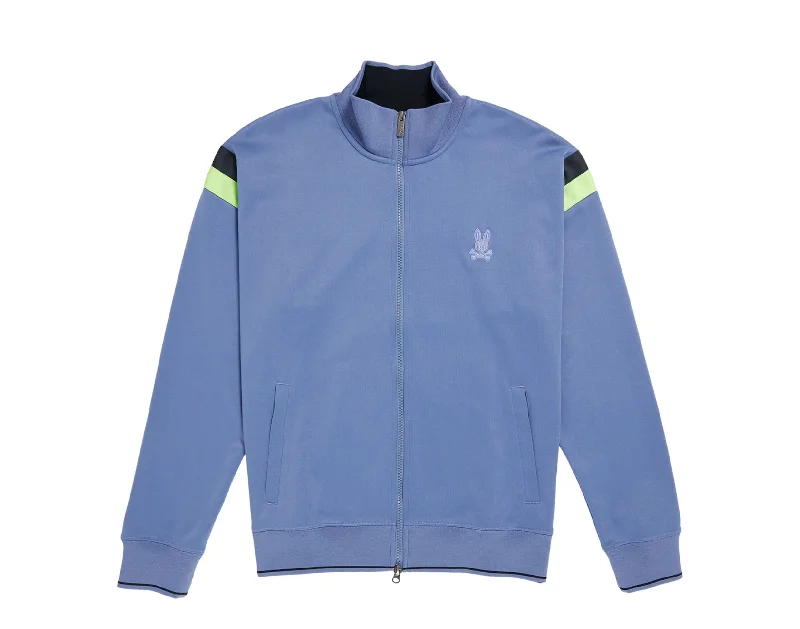 Psycho Bunny Doyers Track Jacket Bal Harbour Blue B6S994U1CP-BHA