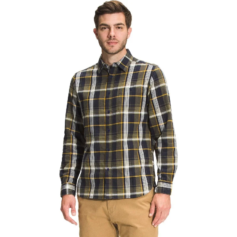 Burnt Olive Green Medium Half Dome Plaid