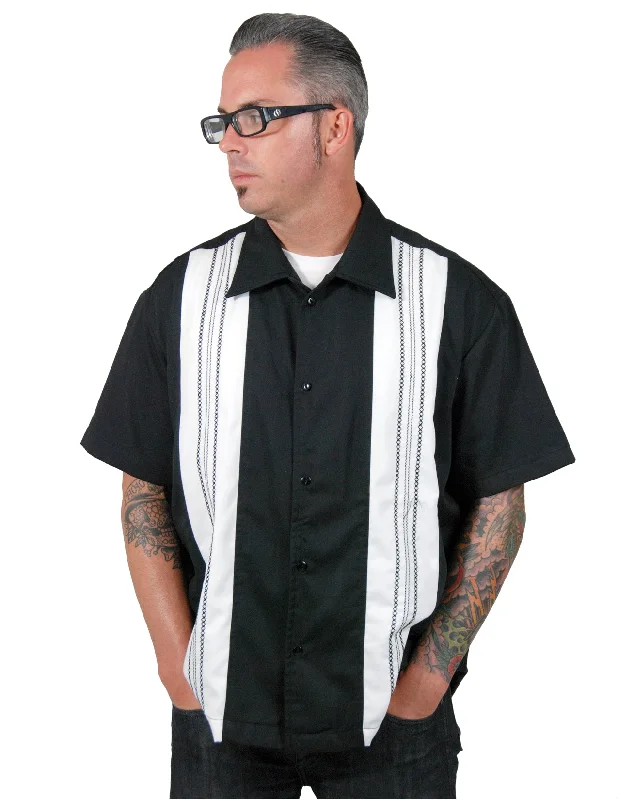 The Ricardo Shirt in Black/Cream