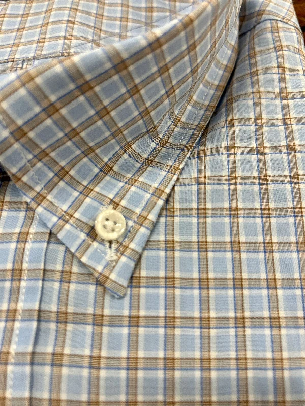 Mirfield Check Button Down by Alan Paine