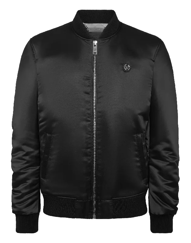 Satin Bomber Skull