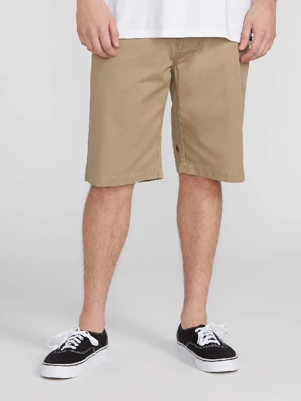 Vmonty Stretch Shorts - Khaki