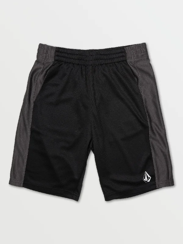 Big Boys Cawloon Mesh Elastic Waist Short - Black