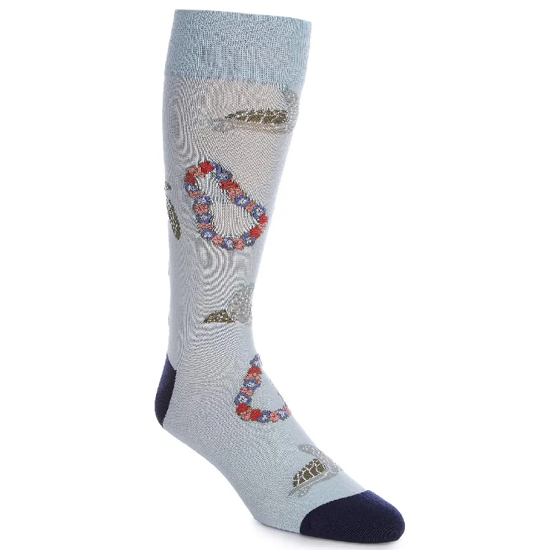 Tommy Bahama Men's Turtle-Ific Socks - Sterling Blue