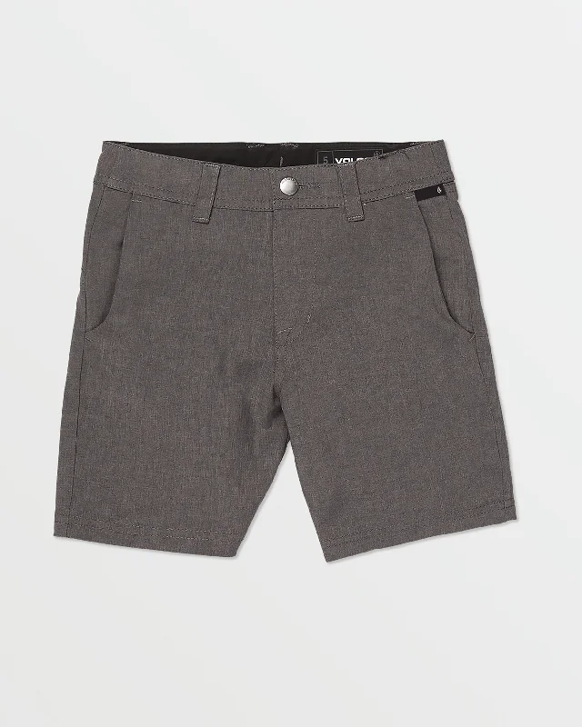 Little Boys Frickin Cross Shred Static Shorts - Charcoal Heather