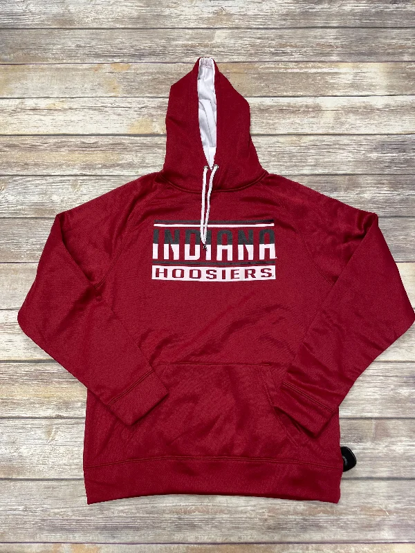 Red Athletic Sweatshirt Hoodie Colosseum, Size M