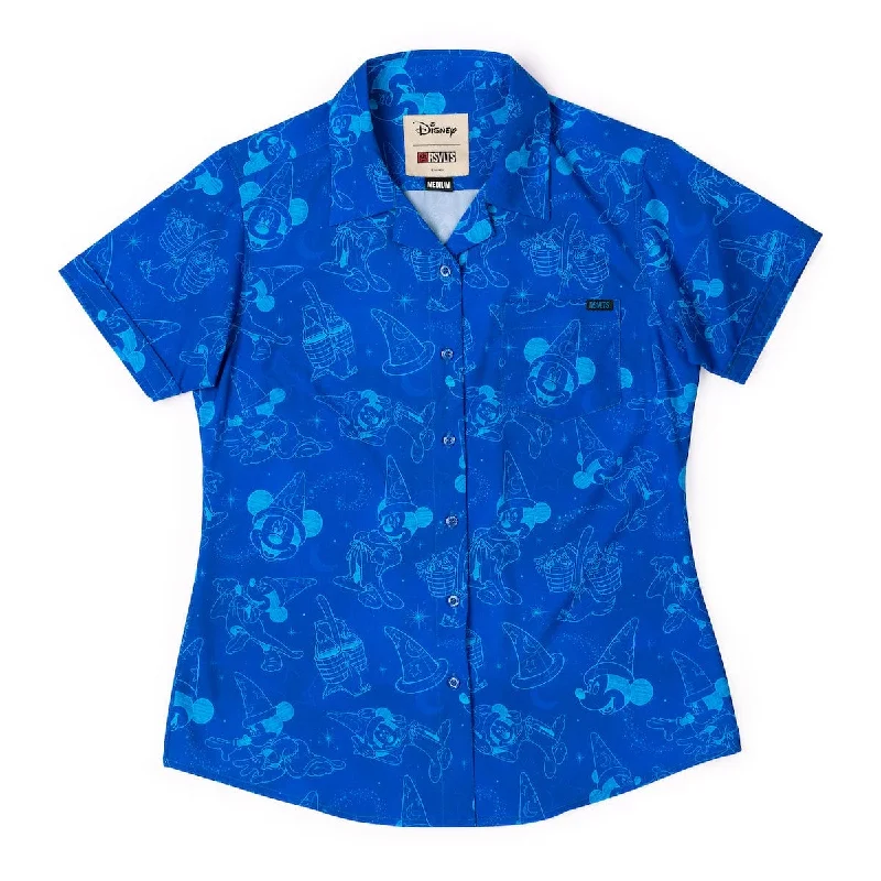 Disney's Fantasia "Sketches in the Stars" – Women's KUNUFLEX Short Sleeve Shirt