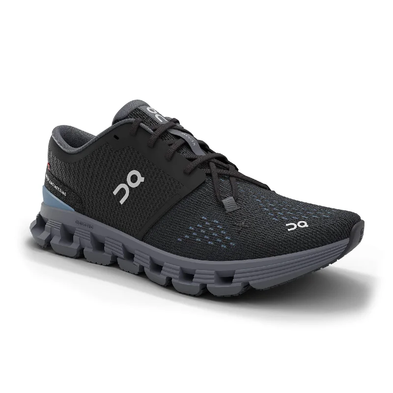 On Men's Cloud X 4 Shoes - Black / Chambray