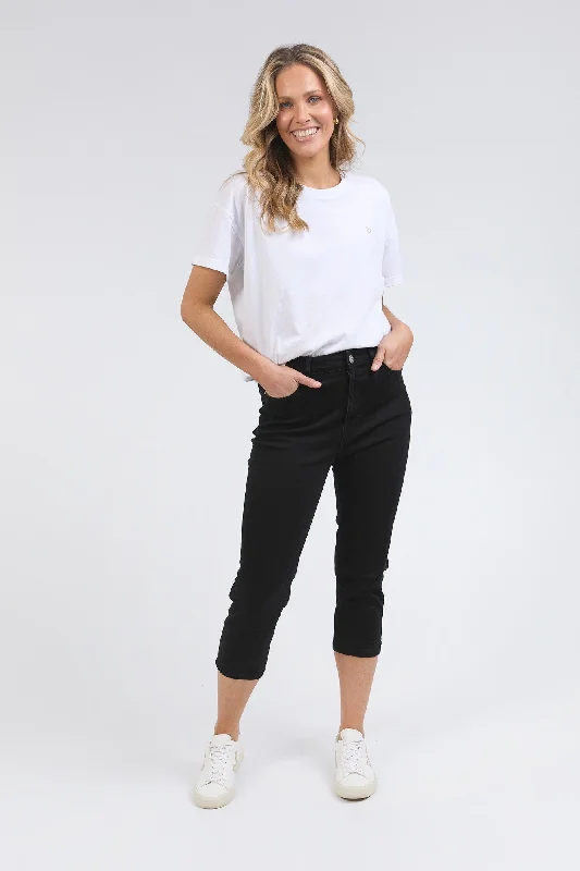 Elm Mollie Capri Jean Black Wash