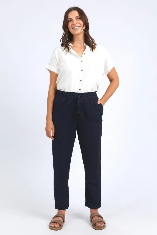 Elm Clem Relaxed Pant Dark Sapphire