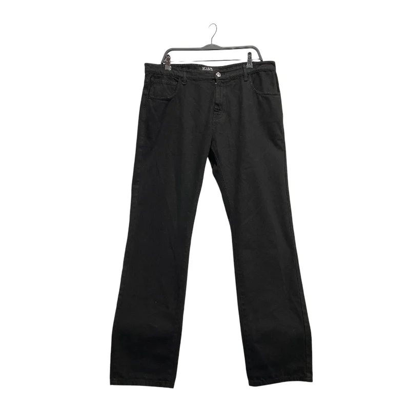 RAF SIMONS/Pants/35/Denim/BLK/RS LEATHER PATCH