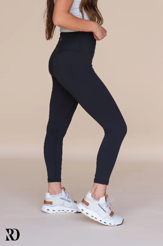 BLACK FLEECE LINED VITAL LEGGINGS | RD ESSENTIALS