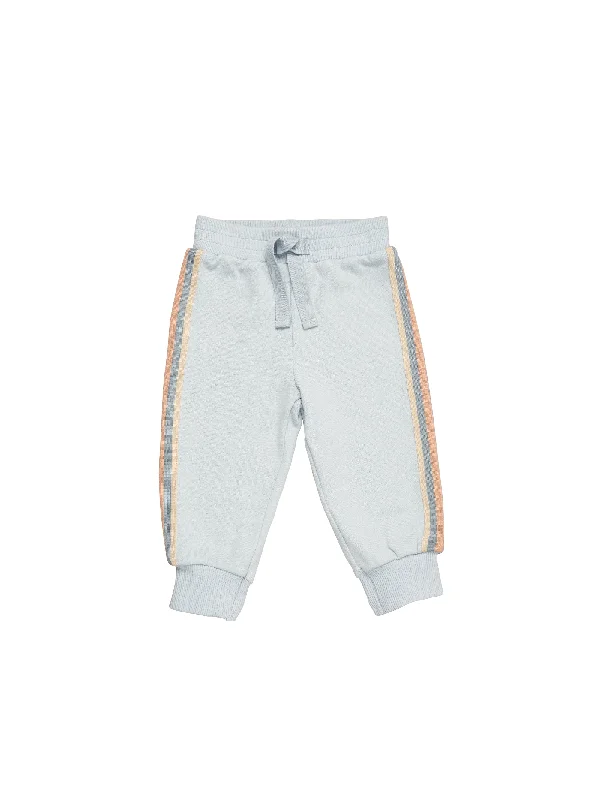 HUX BABY SKY BLUE VARSITY JOGGERS [Final Sale]