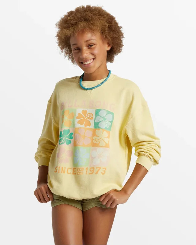 Girl's (6-14) Making Waves Crewneck Sweatshirt