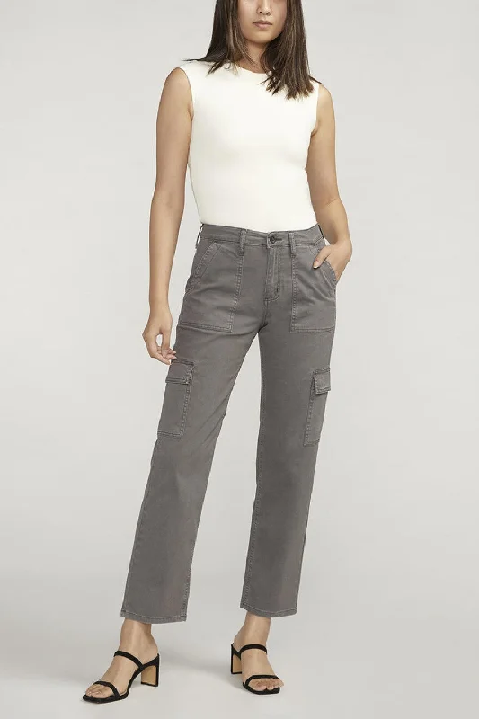 Silver Jeans Co. Suki Mid Rise Cargo Pant