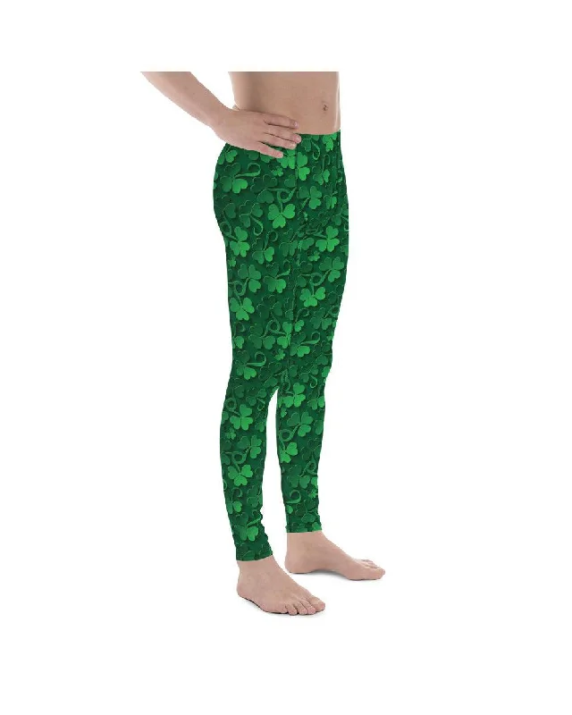 Irish 3D Shamrocks Meggings