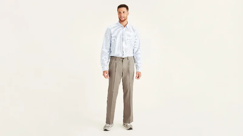 Easy Khakis, Pleated, Classic Fit (Big and Tall)