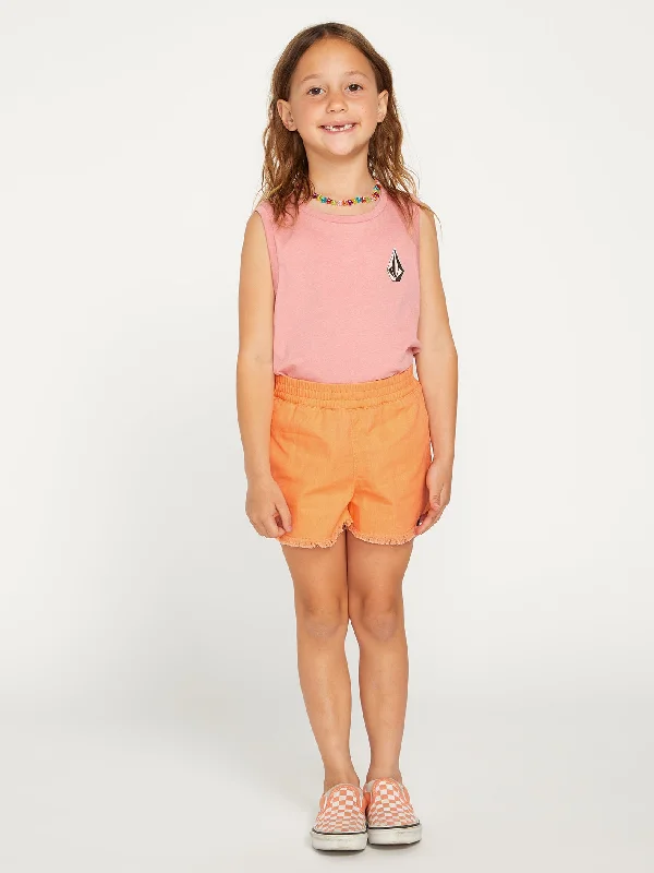 Girls Strutin Stone Shorts - Papaya