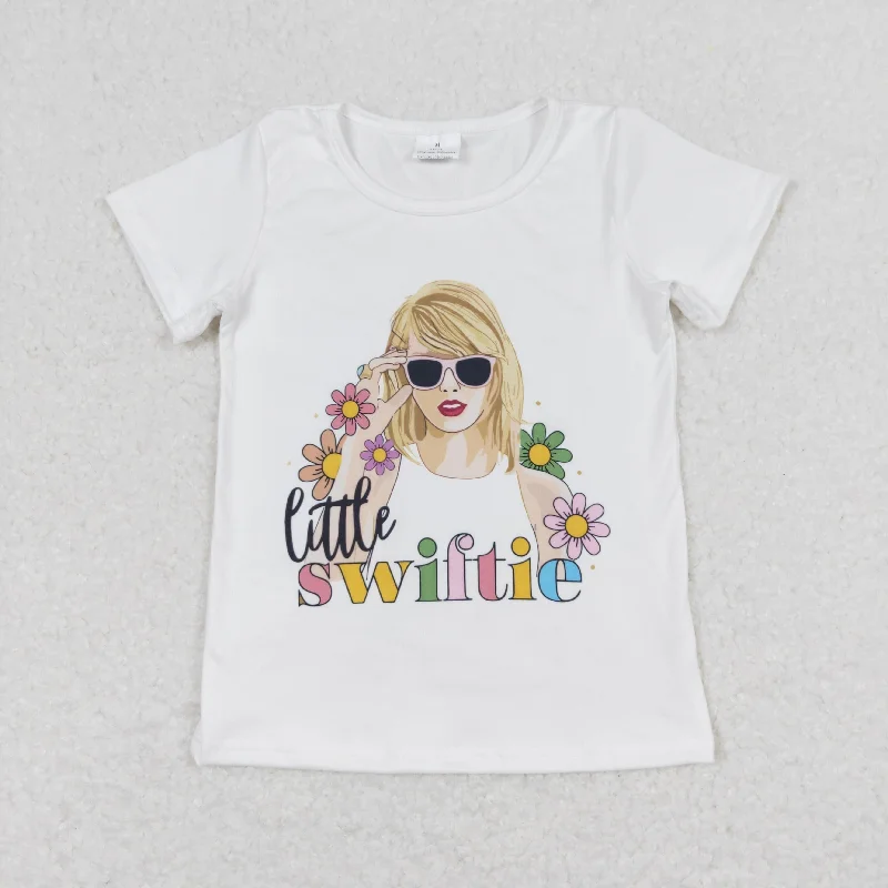 GT0491 Taylor Swift White Short Sleeve top boutique girls summer outfit RTS 202501