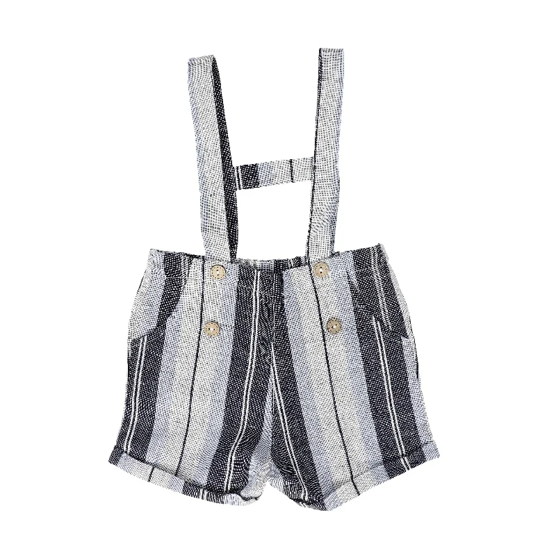 NOMA NAVY STRIPED H BAR OVERALLS [FINAL SALE]