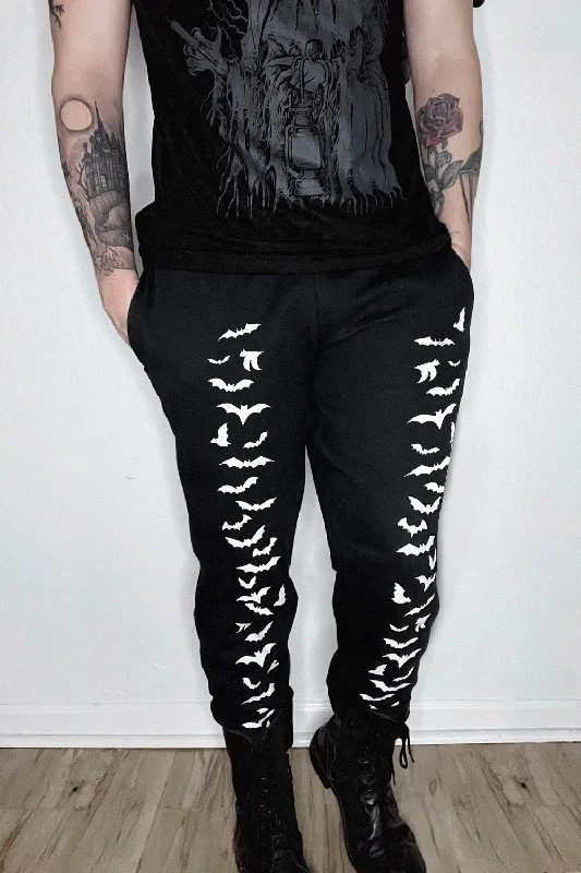 Vampire Bat Joggers [WHITE BATS]