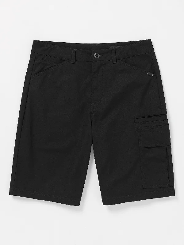 Grand Fang Cargo Shorts - Black