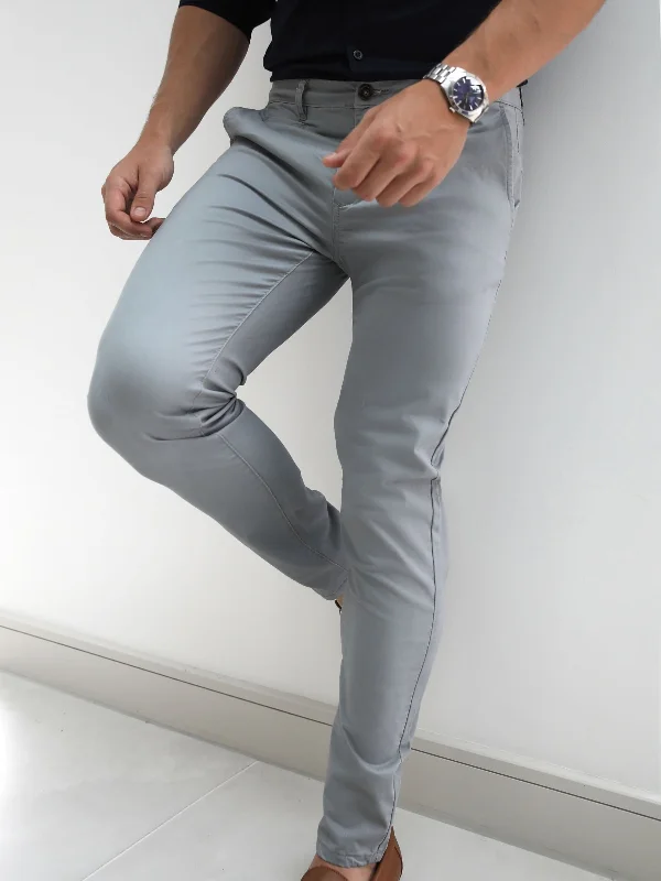 Stretch Chino - Light Grey