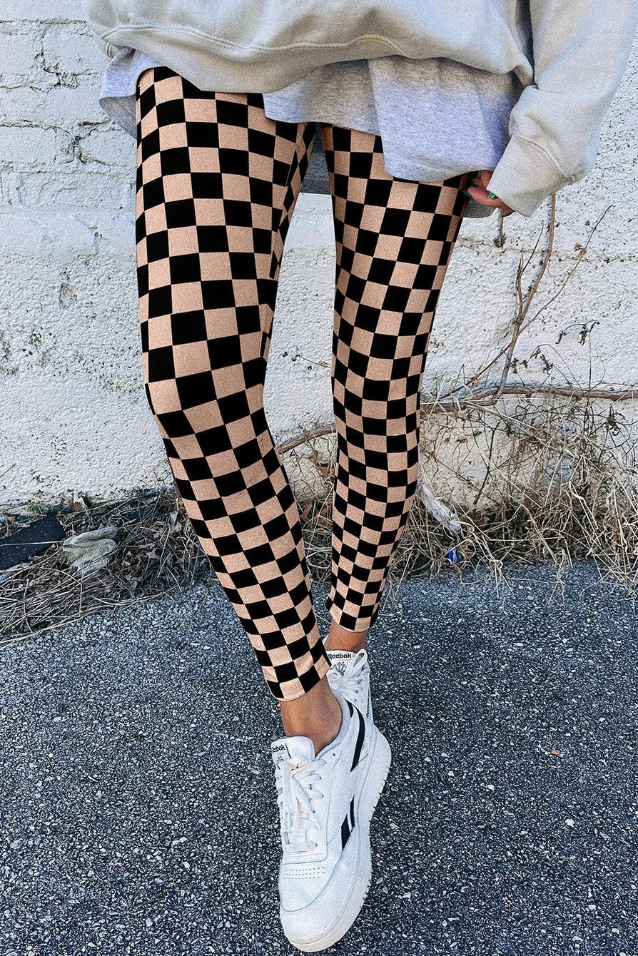 CHECKER HIGH WAIST | LEGGINGS