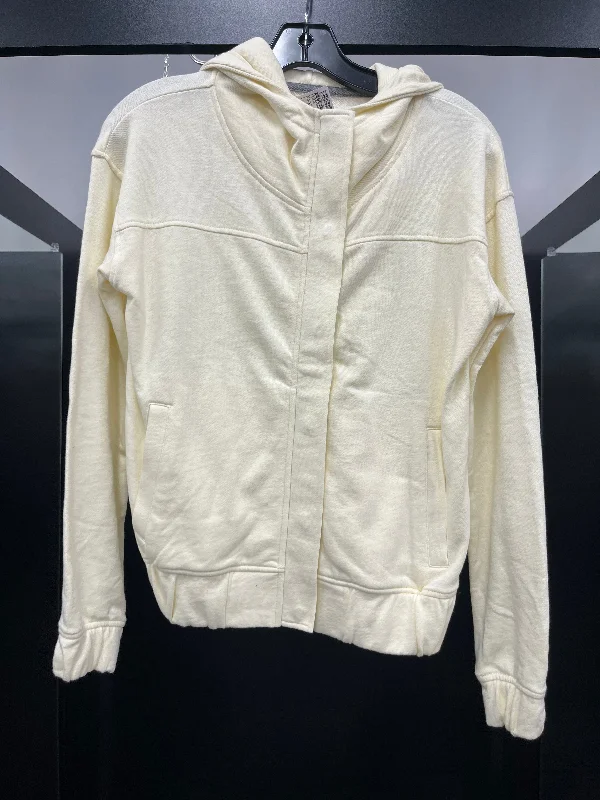 Cream Sweatshirt Hoodie Alternative, Size S