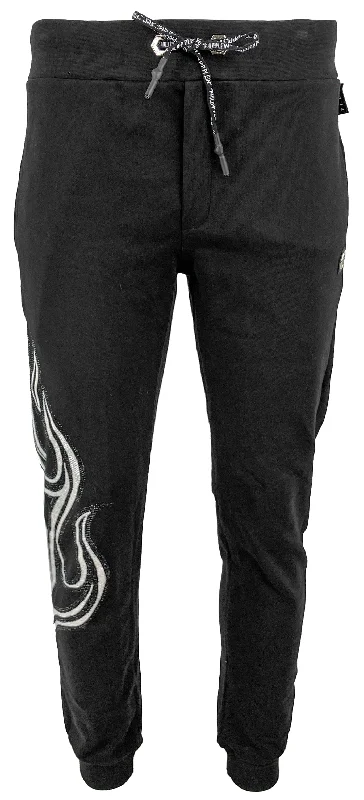 Philipp Plein Flame Jogging Trousers in Black