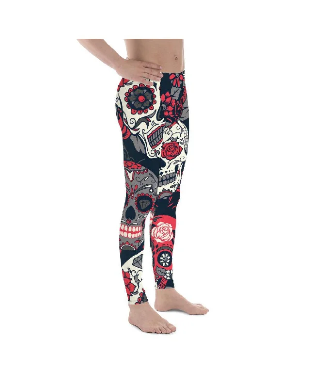 Pink Sugar Skull Meggings