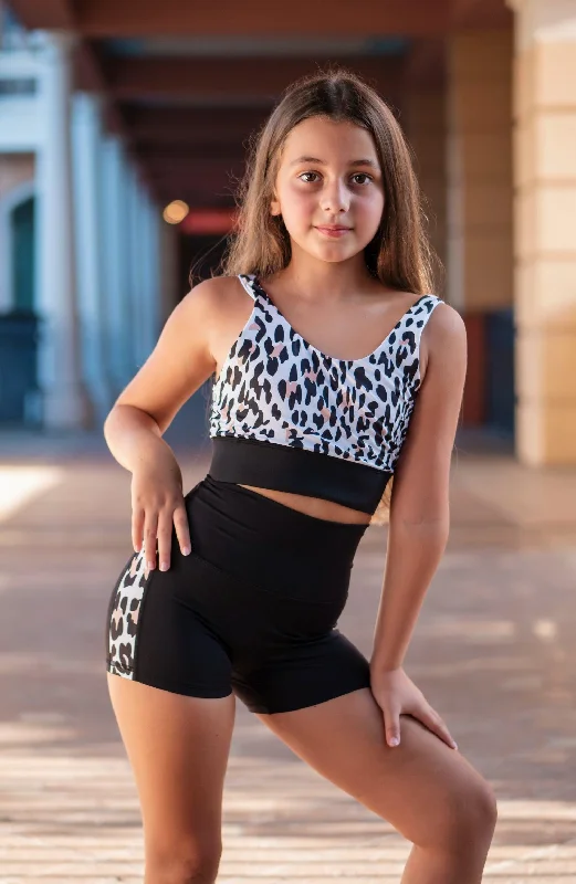 Youth Leopard Stripe Shortie