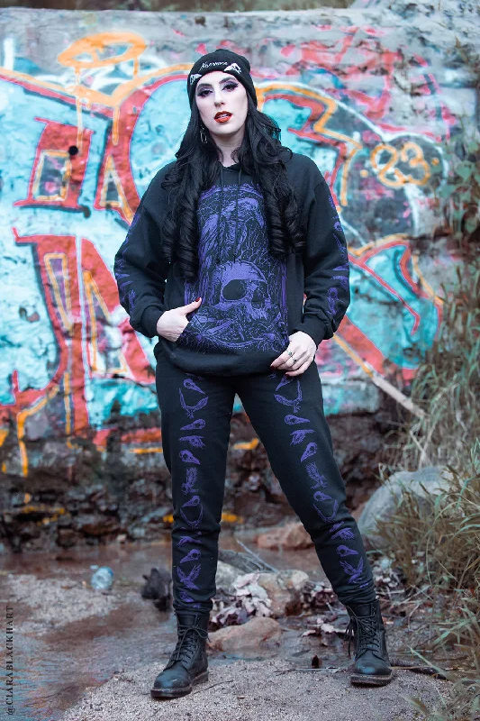 Nevermore Raven Joggers [PURPLE]