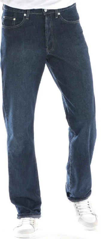 Full Blue Brand Men's Regular Fit Stretch Jeans Blue Black