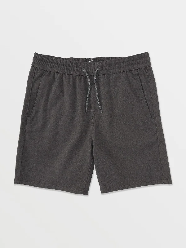 Little Boys Frickin Elastic Waist Shorts - Charcoal Heather