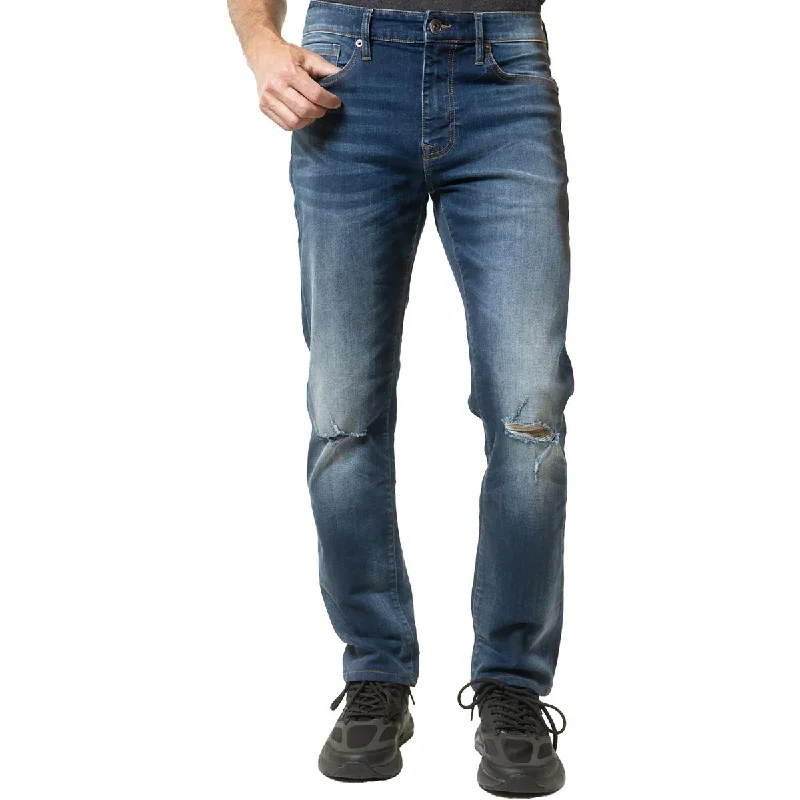 Lazer Mens Stretch Denim Skinny Jeans