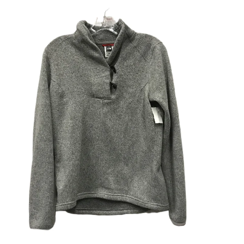 Grey Athletic Sweatshirt Collar By The North Face, Size: M