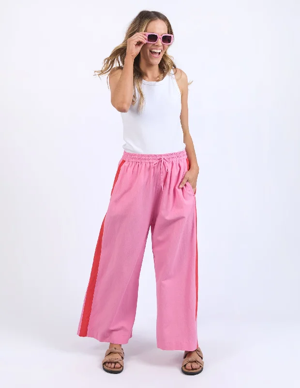 Elm Frances Stripe Pant Strawberry Pink/Bittersweet Red Stripe