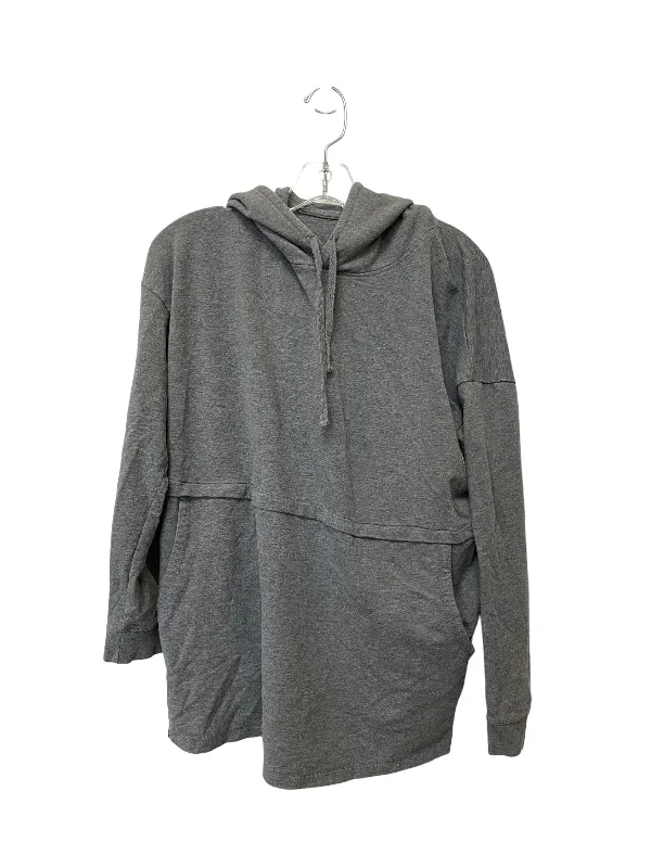 Grey Sweatshirt Hoodie Barefoot Dreams, Size S