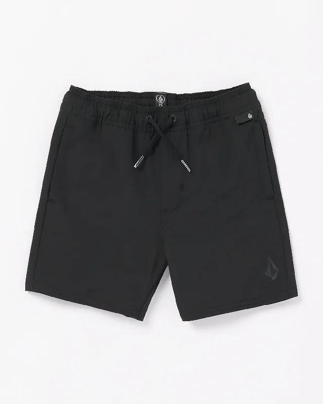 Little Boys Nomoly Hybrid Shorts - Black