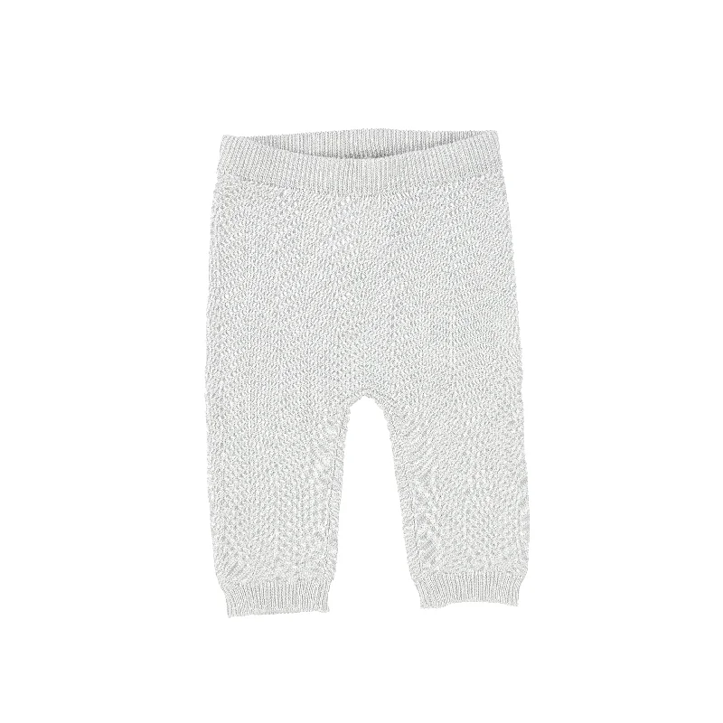 MARMAR CLOUD GREY GARTER STITCH KNT LEGGINGS [Final Sale]