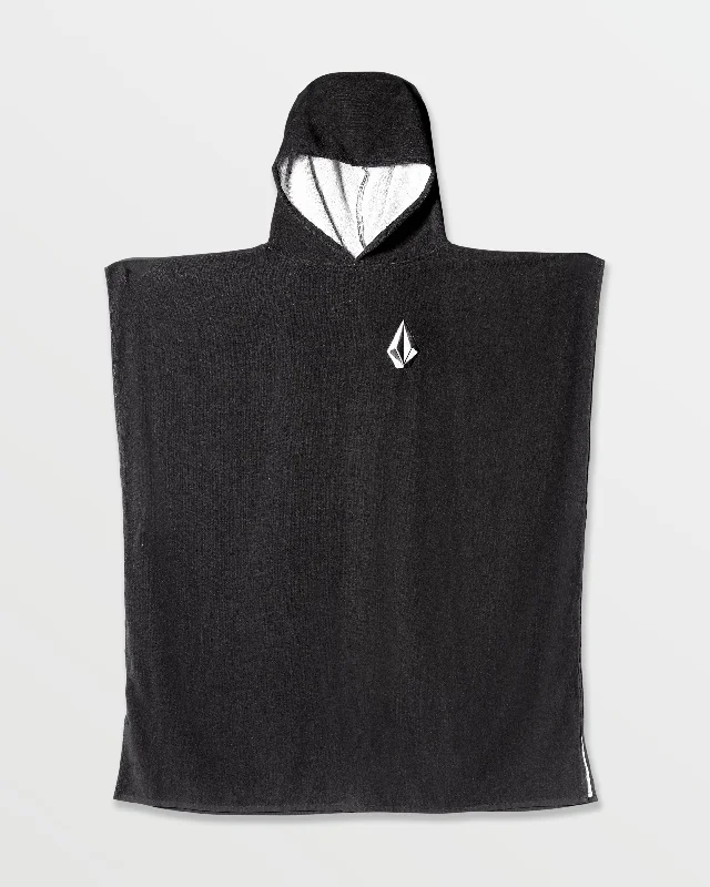 Hooded Changing Towel - Black