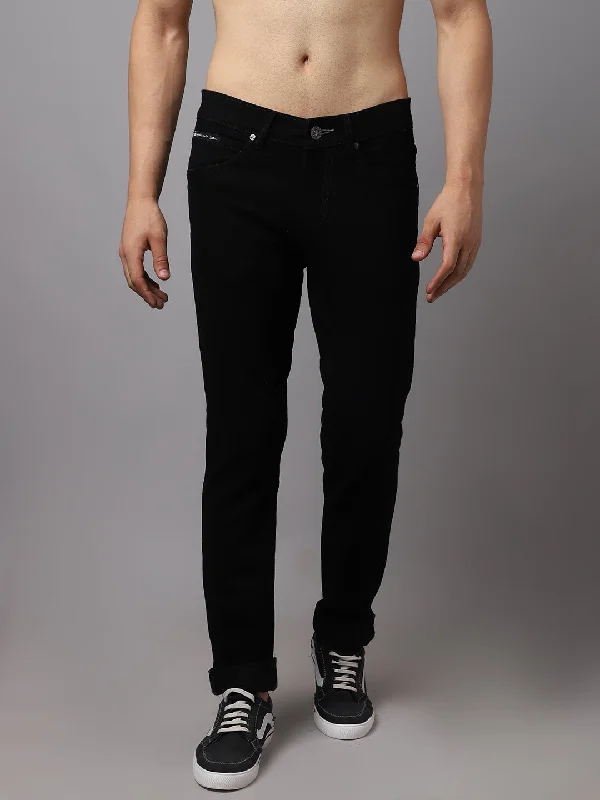 Men's Ultra Narrow fit No Fade Black  Jeans