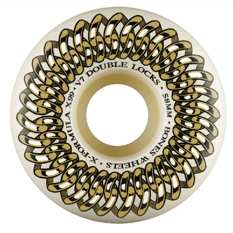 Bones 99a X Double Lock V7 Skateboard Wheels - Multiple Sizes