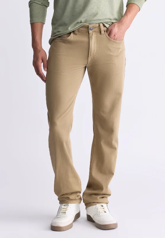 Straight Six Dark Men's Freedom Flex Pants, Dark Beige - BM22939